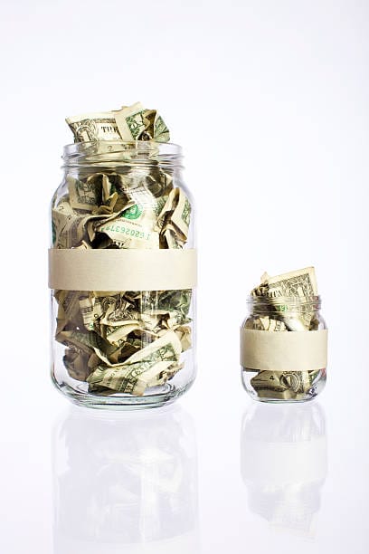 Money Jar With Label