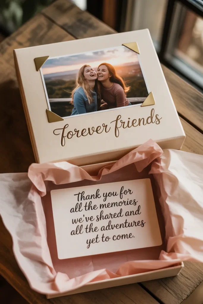 Decorative Gift Box with a Photo