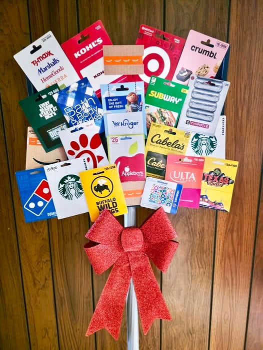 Gift Card Bouquet
