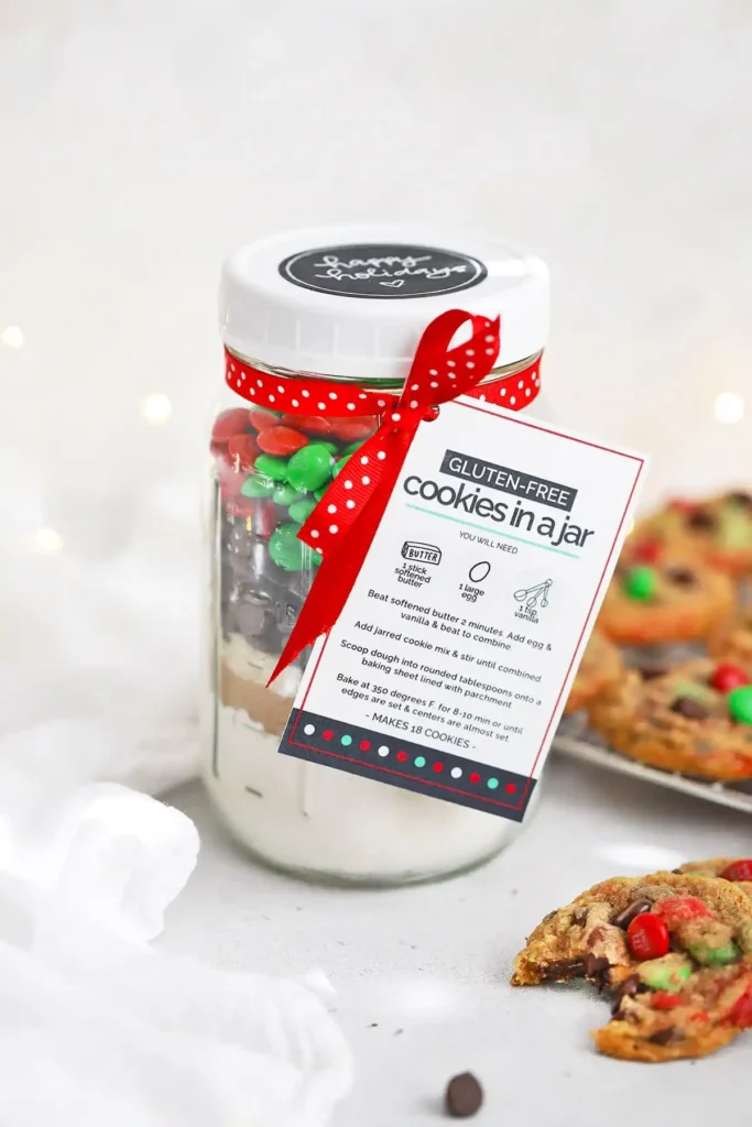 gluten free cookie in a jar