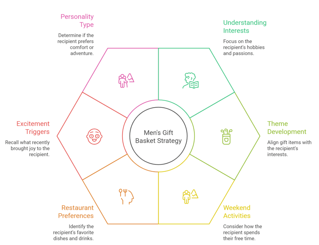 man's gift basket personality type