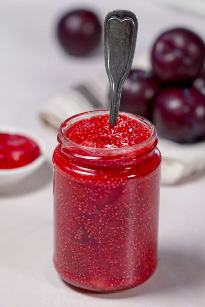 sugar free plum jam